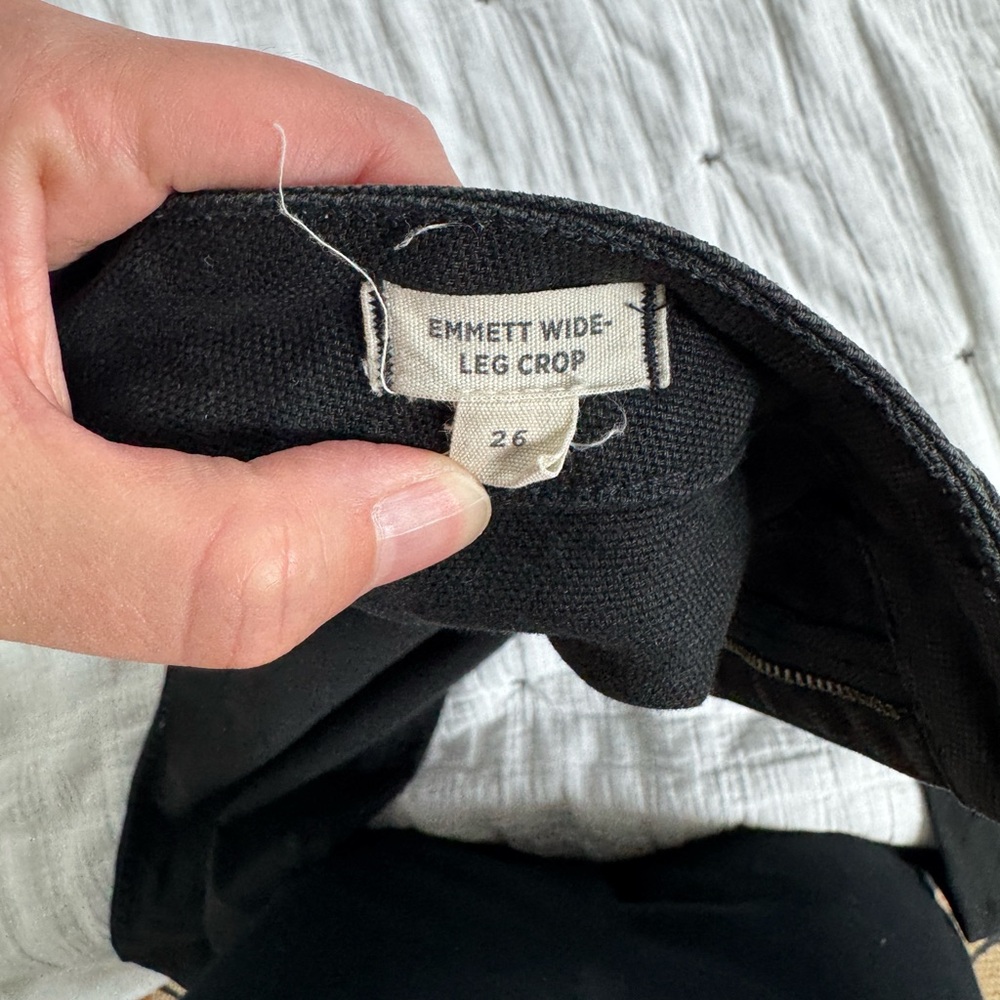 Emmett wide leg crop Madewell jeans - Picture 3 of 5